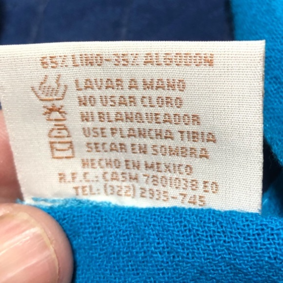 Mara’s Designs vibrant blue tank top- 19” pit to pit- excellent shape - Picture 8 of 8